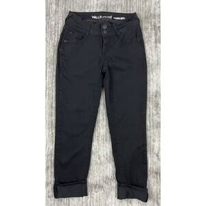 WallFlower Jeans Juniors Size 1 Black Bootcut Curvy Fit Denim Stretch Casual